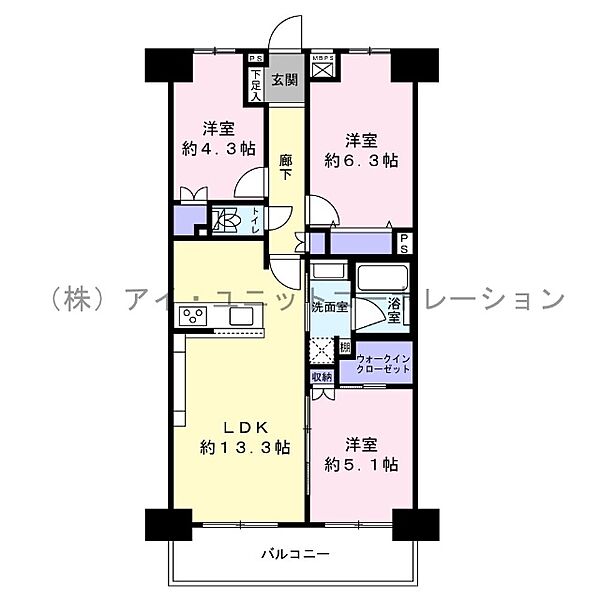 間取りを拡大表示