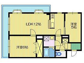 エルウェーブ 206 ｜ 茨城県水戸市けやき台１丁目（賃貸マンション2LDK・2階・54.00㎡） その2