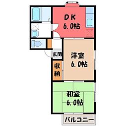 JR東北本線 宇都宮駅 3.9km 1階/-
