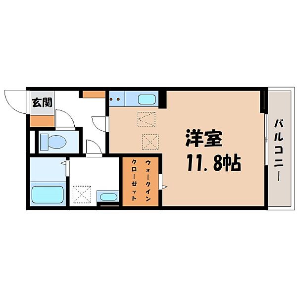 TORISIAS 大通り ｜栃木県宇都宮市大通り3丁目(賃貸アパート1R・2階・33.96㎡)の写真 その2