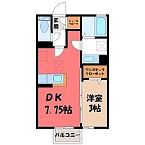 ベルーネ・ココ  ｜ 茨城県結城市大字結城（賃貸アパート1DK・2階・29.44㎡） その2