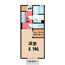 メディアスヴィル 壱番館  ｜ 栃木県小山市大字土塔（賃貸アパート1K・1階・30.03㎡） その2