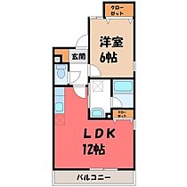 プランドールヒルズ  ｜ 栃木県宇都宮市泉が丘2丁目（賃貸マンション1LDK・1階・42.17㎡） その2