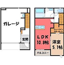 ルジュエ A  ｜ 栃木県下都賀郡壬生町大字壬生丁（賃貸アパート1LDK・1階・74.60㎡） その2