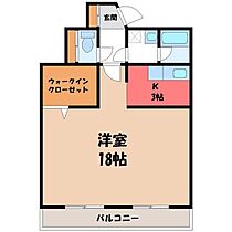 グランドール K‐1  ｜ 栃木県宇都宮市中戸祭1丁目（賃貸マンション1R・5階・55.69㎡） その2