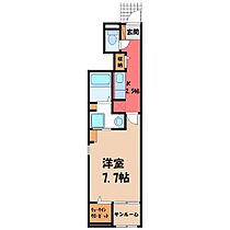 メゾン・ド・yu III  ｜ 栃木県宇都宮市東宝木町（賃貸アパート1K・1階・31.66㎡） その2