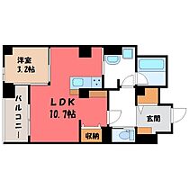 GRAN STORIA  ｜ 栃木県宇都宮市今泉1丁目（賃貸マンション1LDK・8階・41.09㎡） その2