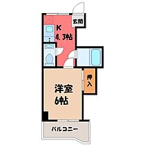 小山ステーションヒルズ  ｜ 栃木県小山市駅東通り2丁目（賃貸マンション1K・5階・22.68㎡） その2