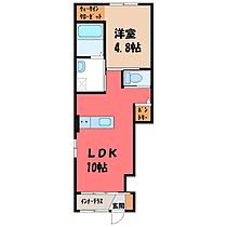 雨ヶ谷新築アパート  ｜ 栃木県小山市大字雨ケ谷（賃貸アパート1LDK・1階・36.56㎡） その2