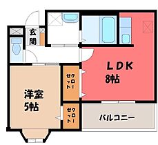 パレ・ニューみやの  ｜ 栃木県宇都宮市簗瀬1丁目（賃貸マンション1LDK・3階・38.00㎡） その2