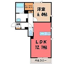 プレミアス  ｜ 栃木県宇都宮市中久保2丁目（賃貸マンション1LDK・3階・47.75㎡） その2