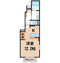 デスパシオ B  ｜ 栃木県鹿沼市貝島町（賃貸アパート1R・1階・32.90㎡） その2