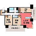 宇都宮PEAKS6階22.0万円