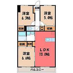 JR東北新幹線 宇都宮駅 バス10分 新川下車 徒歩1分 3階/-