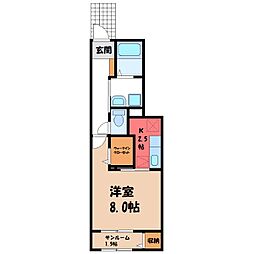 JR東北本線 雀宮駅 徒歩25分