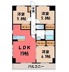 JR東北本線 宇都宮駅 徒歩14分 7階/-