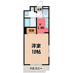 JR東北本線 宇都宮駅 徒歩24分 2階/-
