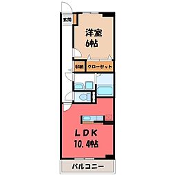 JR東北本線 宇都宮駅 バス18分 ミツトヨ前下車 徒歩8分 3階/-