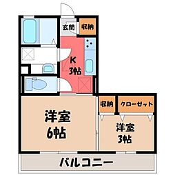JR東北本線 小山駅 徒歩10分 3階/-