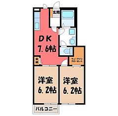 物件の間取り