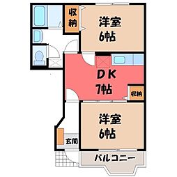 JR東北本線 岡本駅 3.5km 1階/-