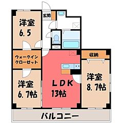 物件の間取り