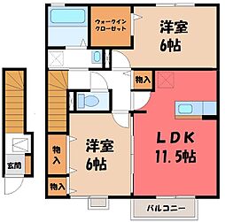 JR東北本線 宇都宮駅 バス25分 上戸祭四下車 徒歩8分