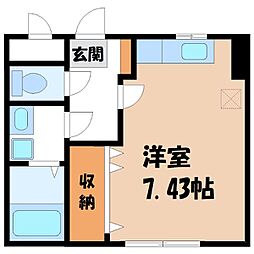 JR東北本線 宇都宮駅 バス10分 塙田十文字下車 徒歩4分 3階/-