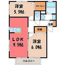 JR日光線 鹿沼駅 バス17分 西千渡下車 徒歩10分
