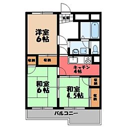 JR東北本線 宇都宮駅 バス4分 若草4丁目下車 徒歩22分 1階/-