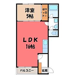 東武宇都宮線 東武宇都宮駅 徒歩8分 1階/-