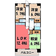 物件の間取り