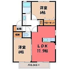 物件の間取り