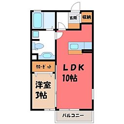 宇都宮芳賀ライトレール線 駅東公園前駅 徒歩10分 1階/-