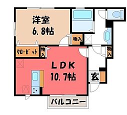 グラン・アズール B 1階