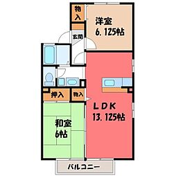 JR東北本線 石橋駅 バス21分 上三川小学校前下車 徒歩3分