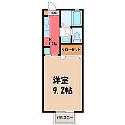 JR東北本線 雀宮駅 徒歩4分