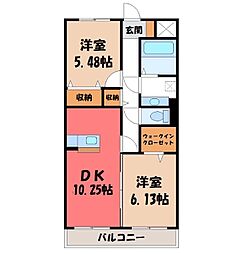 JR東北本線 岡本駅 徒歩15分 2階/-