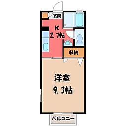 JR東北本線 宇都宮駅 バス40分 インターパーク宇都宮南下車 徒歩18分 2階/-