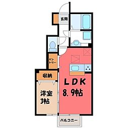 JR東北本線 小山駅 徒歩24分 1階/-
