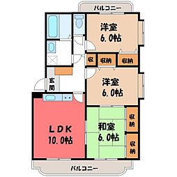 東武日光線 新栃木駅 徒歩4分 4階/-
