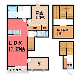 JR日光線 鹿沼駅 バス20分 深津入口下車 徒歩5分