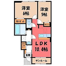 JR東北本線 雀宮駅 3.6km