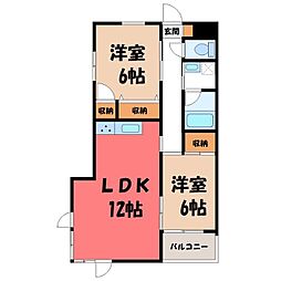 JR東北本線 宇都宮駅 バス20分 平松下車 徒歩5分 5階/-