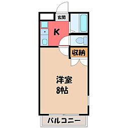 JR日光線 鶴田駅 徒歩8分