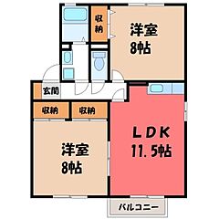 物件の間取り