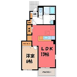 真岡鐵道 真岡駅 バス4分 上高間木下車 徒歩10分
