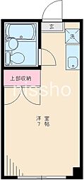メゾンドコパー ワンルームの間取図画像