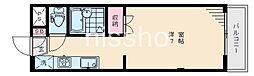 ベルメゾン 1Kの間取図画像