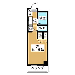 フジマンション中葛西 1Kの間取図画像